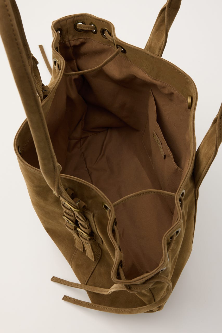 【AW PRE ORDER】SIDE DRAWSTRING トートバッグ BEG FREE