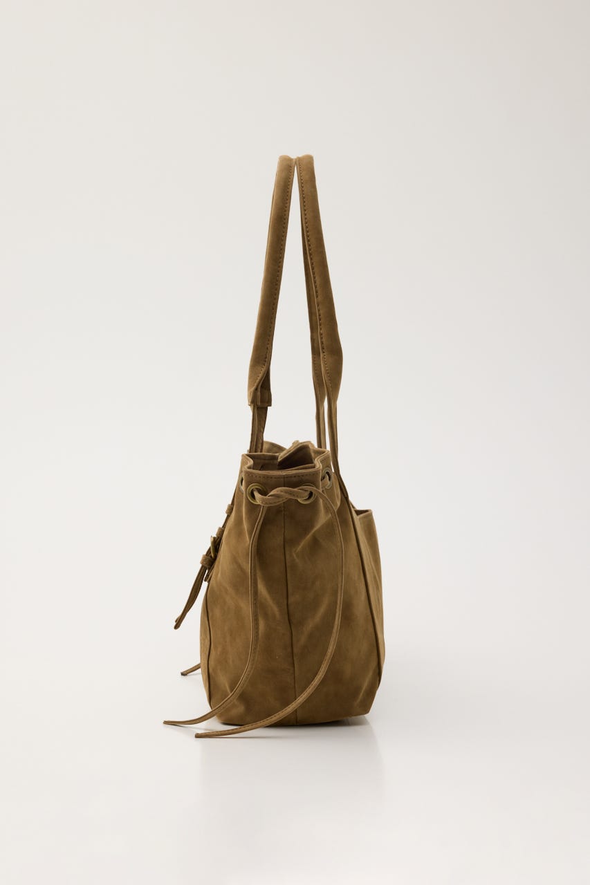 【AW PRE ORDER】SIDE DRAWSTRING トートバッグ BEG FREE