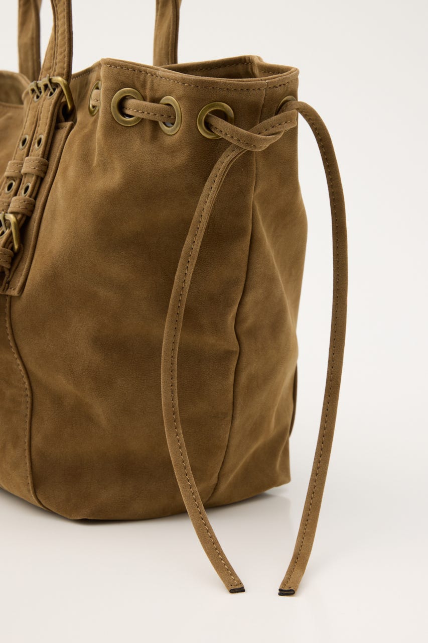 【AW PRE ORDER】SIDE DRAWSTRING トートバッグ BEG FREE