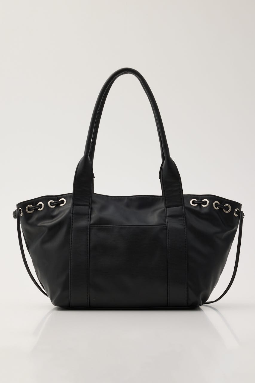 【AW PRE ORDER】SIDE DRAWSTRING トートバッグ BLK FREE