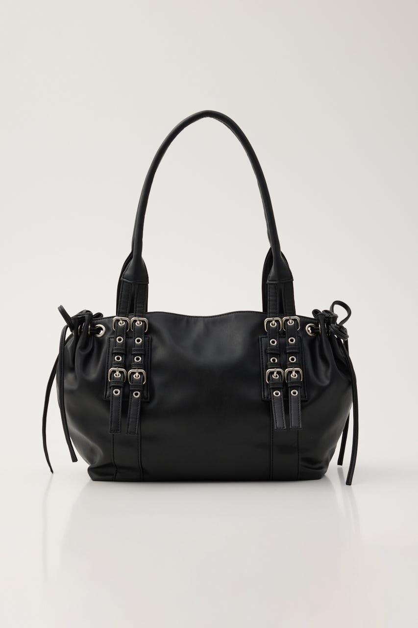 【AW PRE ORDER】SIDE DRAWSTRING トートバッグ BLK FREE