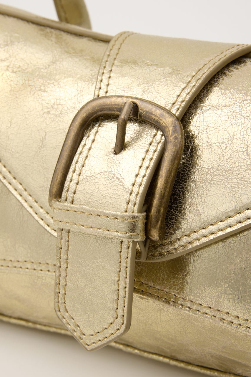 SIDE POCKET MINI BOSTON バッグ GLD FREE
