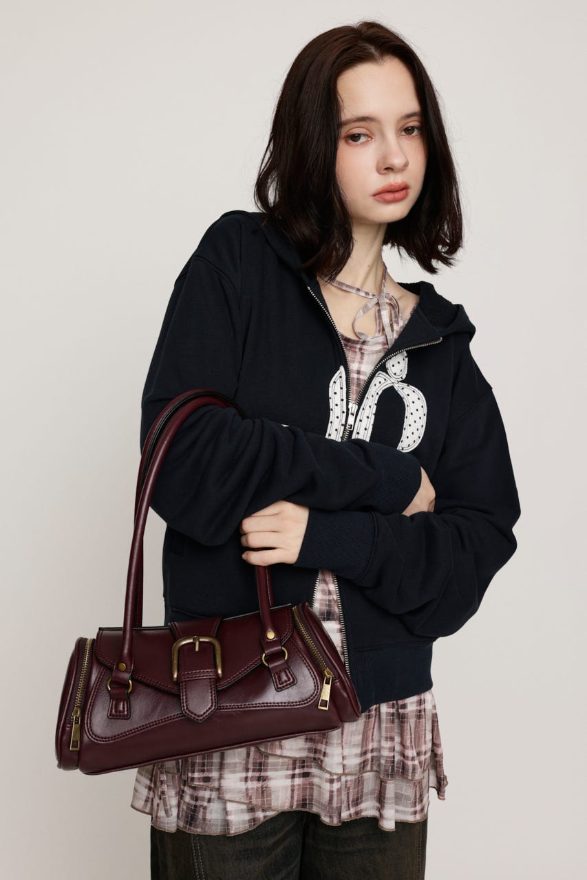 【LIMITED ITEM】SIDE POCKET MINI BOSTON バッグ RED FREE