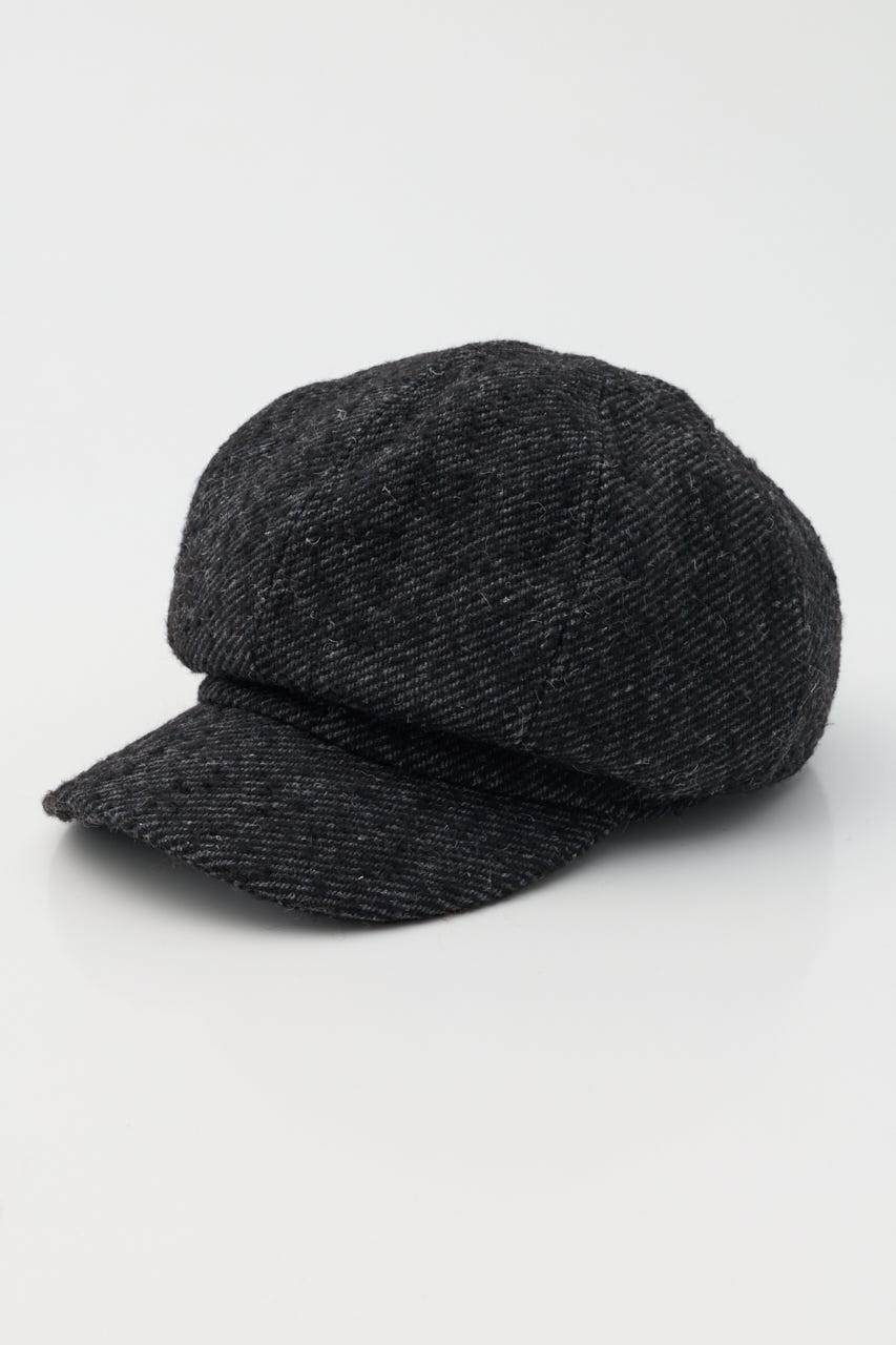 TWEED NEWSBOY キャップ M/BLK FREE
