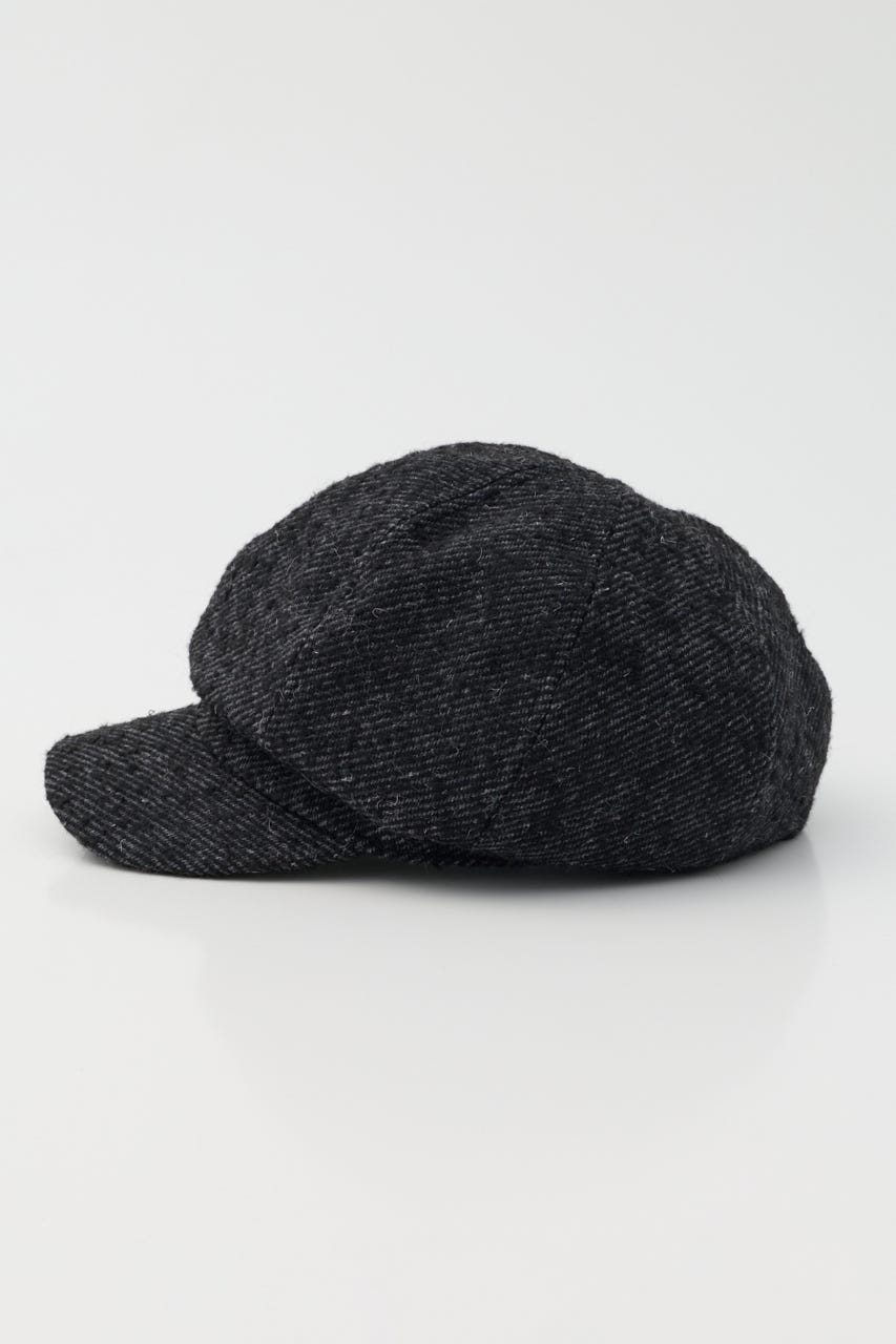 TWEED NEWSBOY キャップ M/BLK FREE