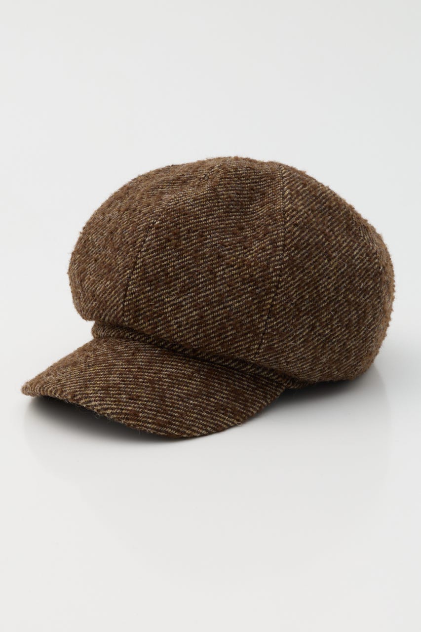 TWEED NEWSBOY キャップ M/BRN FREE