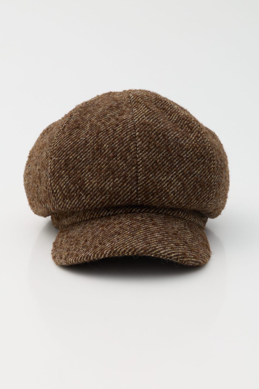 TWEED NEWSBOY キャップ M/BRN FREE
