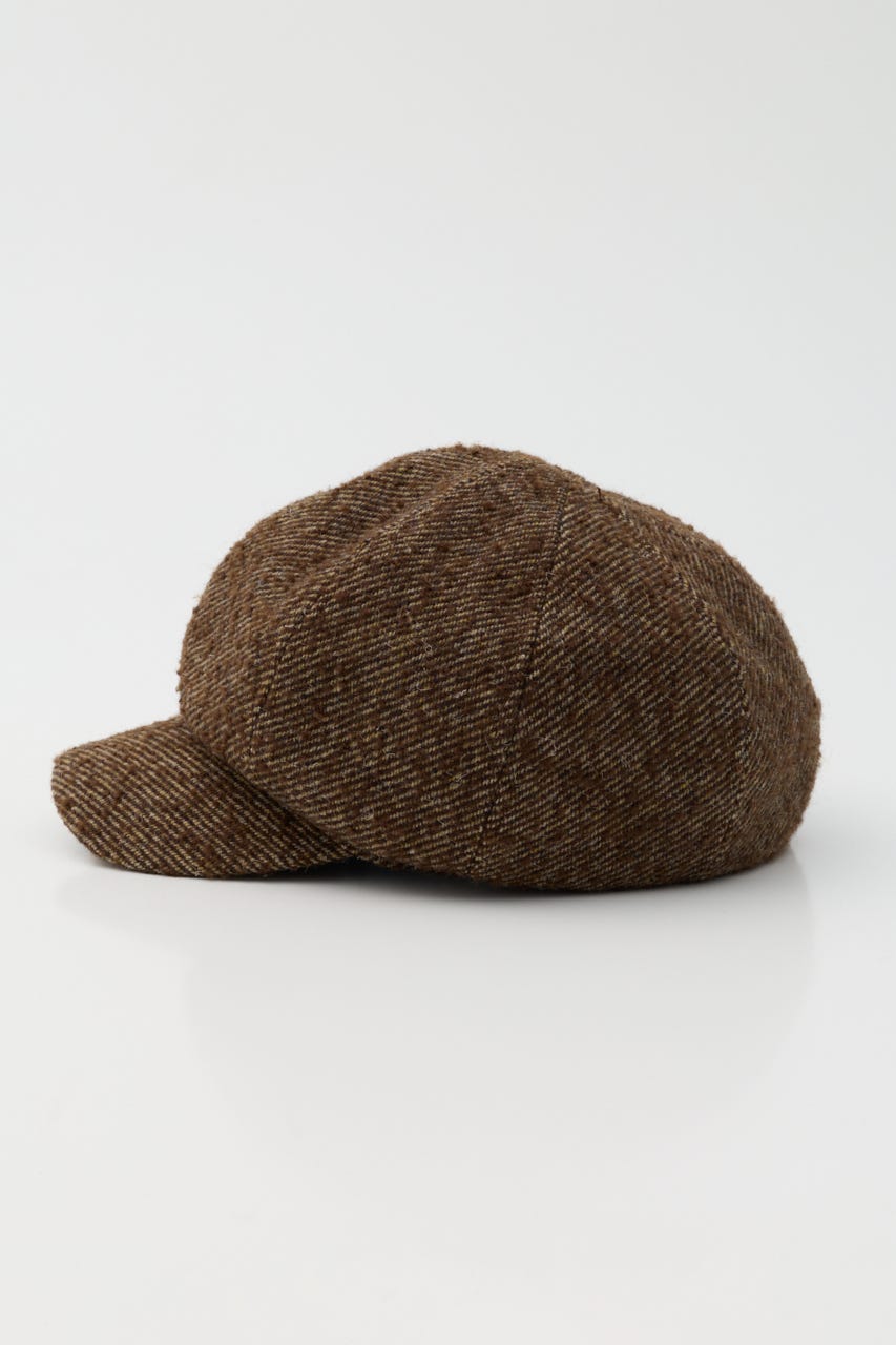 TWEED NEWSBOY キャップ M/BRN FREE