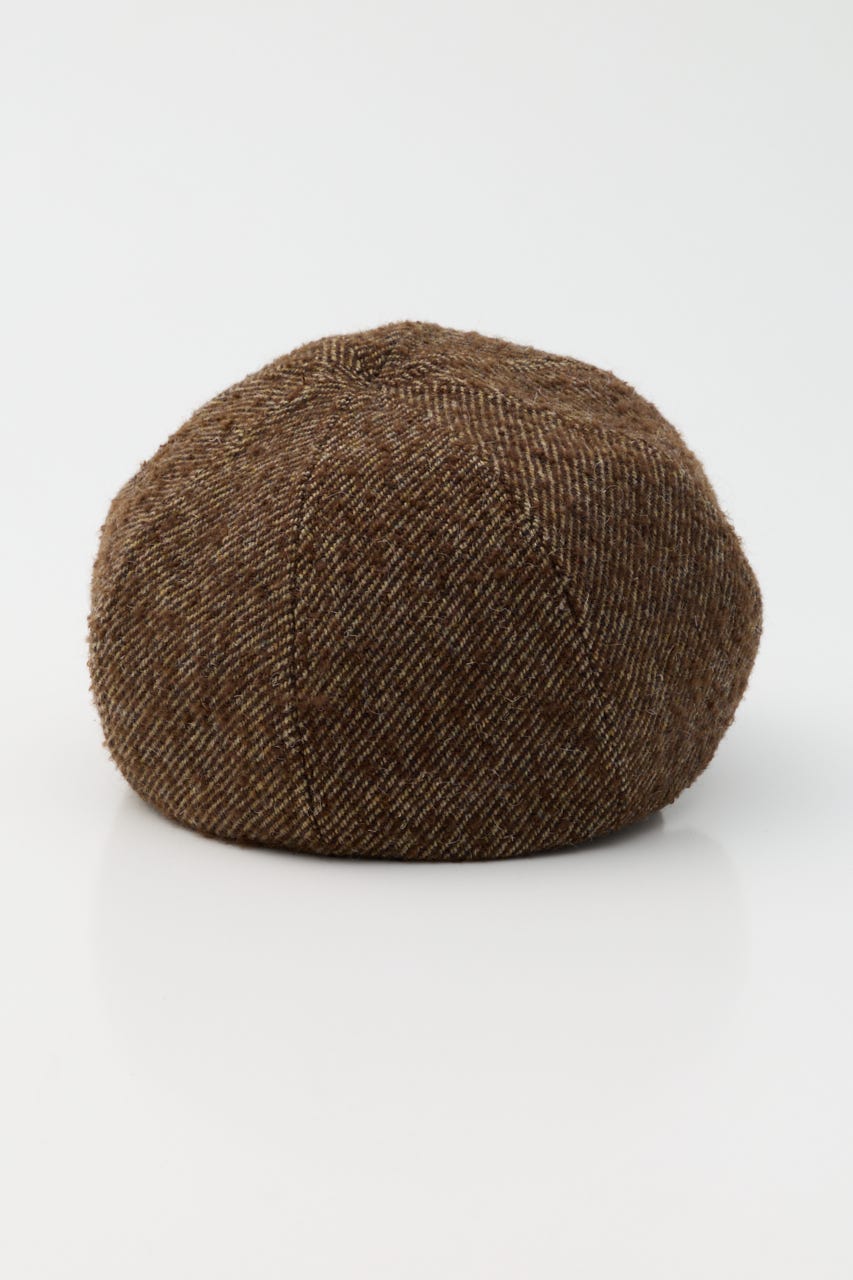 TWEED NEWSBOY キャップ M/BRN FREE