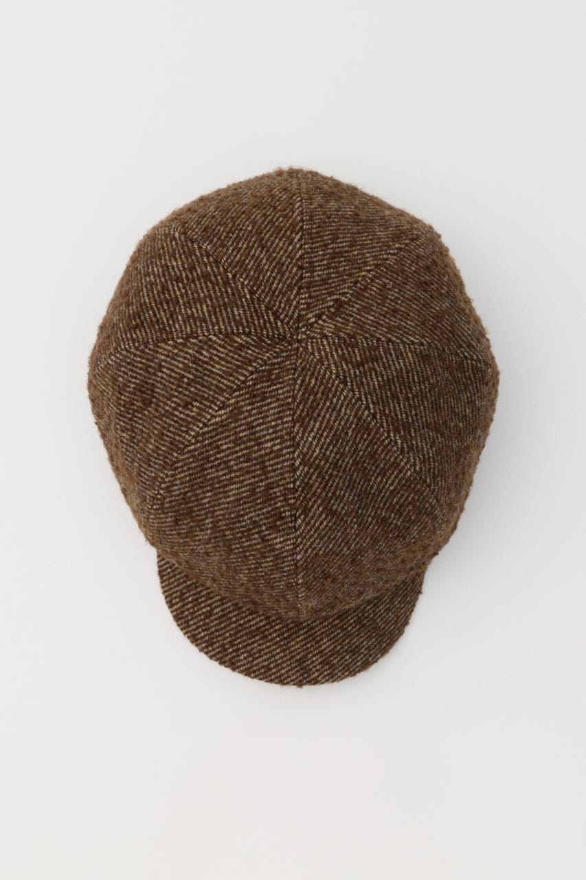 TWEED NEWSBOY キャップ M/BRN FREE
