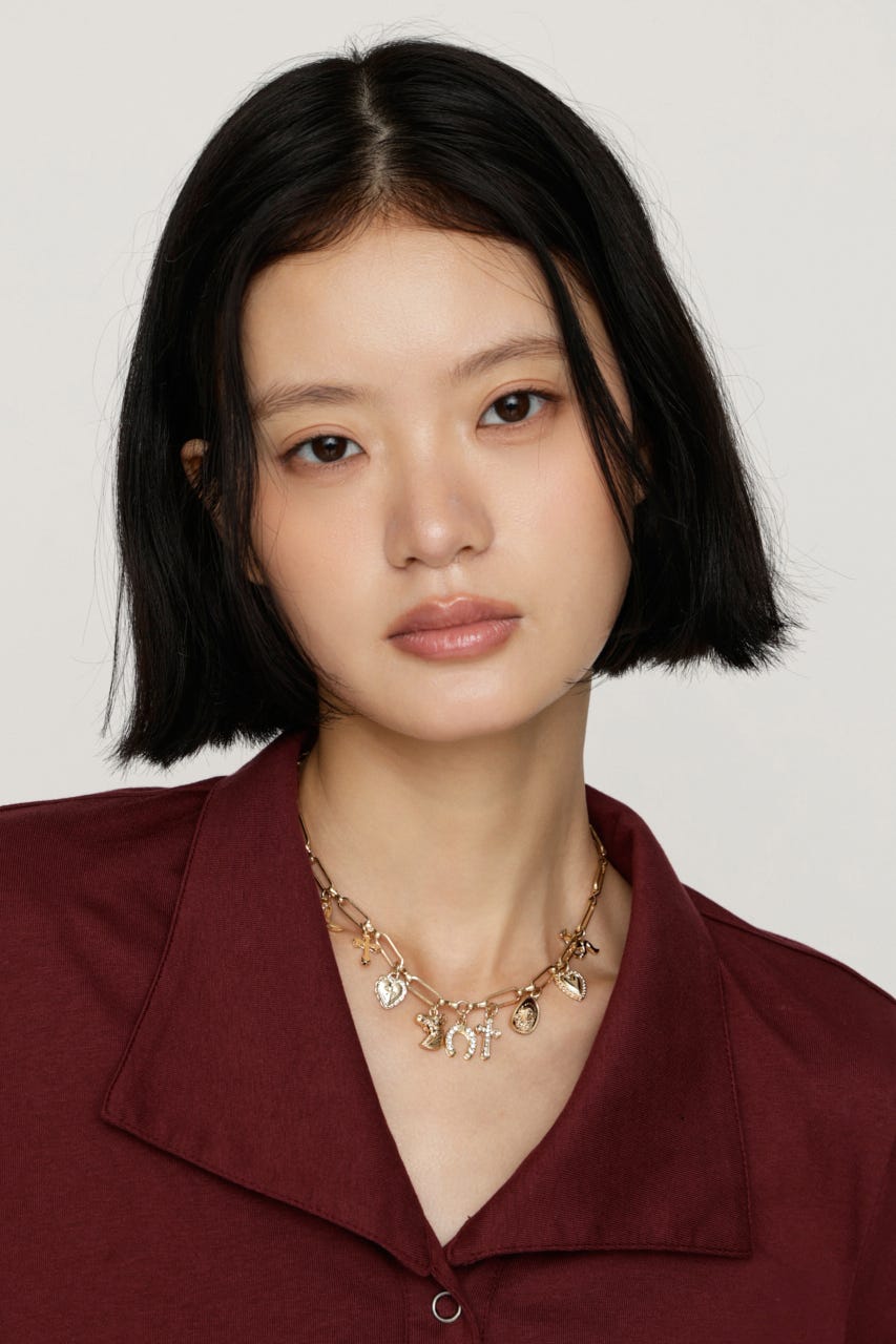 MANY CHARM ネックレス GLD FREE