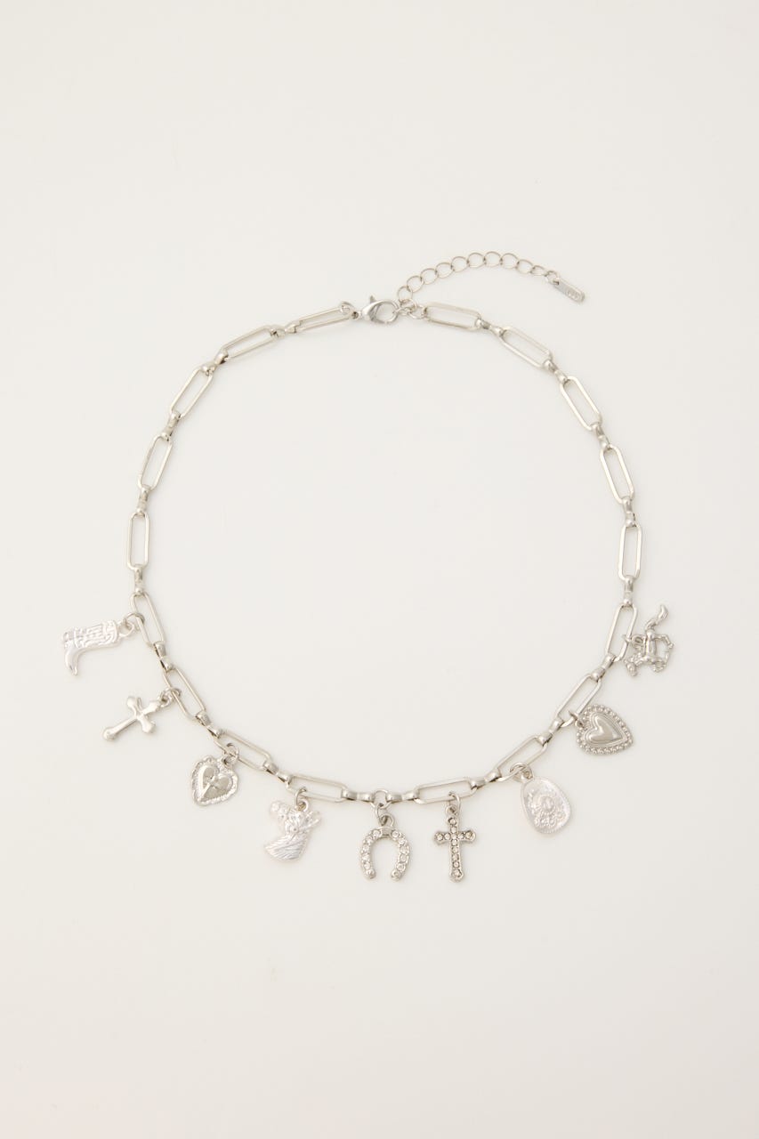 MANY CHARM ネックレス SLV FREE
