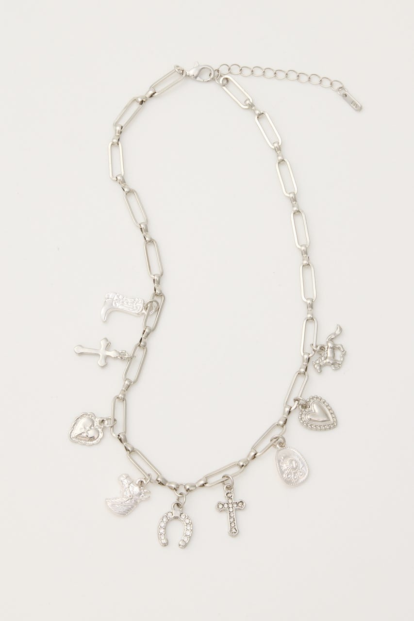 MANY CHARM ネックレス SLV FREE