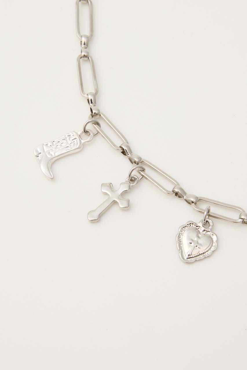MANY CHARM ネックレス SLV FREE