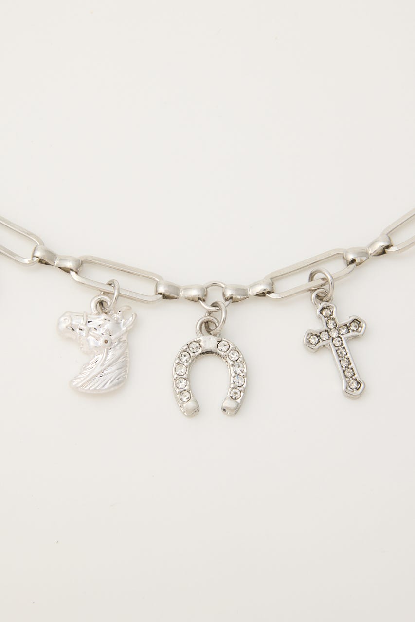 MANY CHARM ネックレス SLV FREE