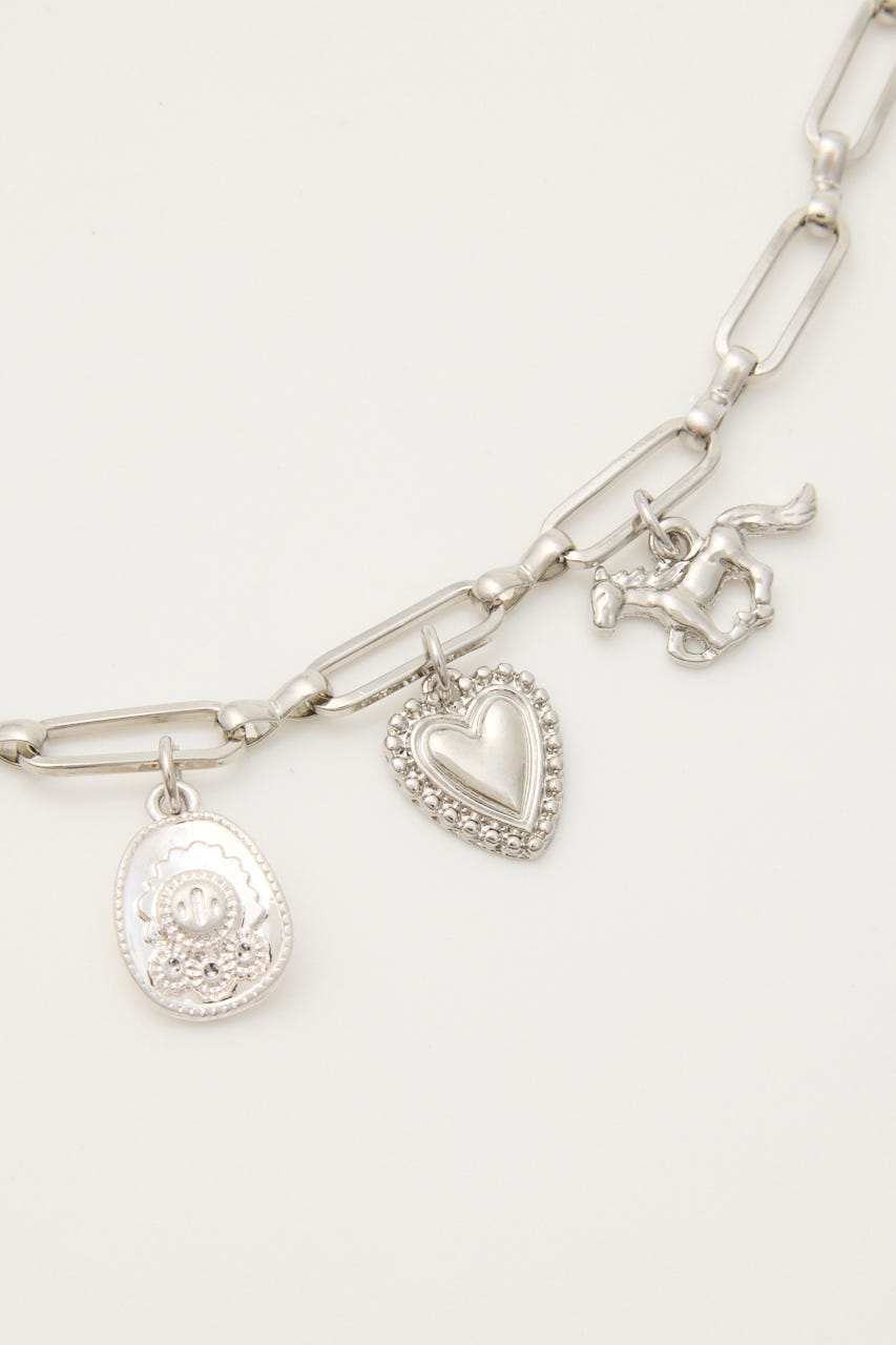 MANY CHARM ネックレス SLV FREE