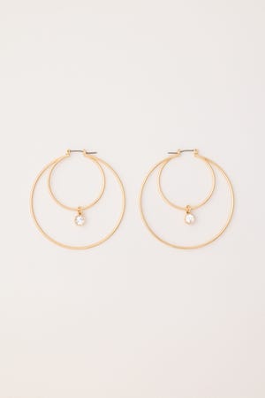 DOUBLE HOOP ピアス