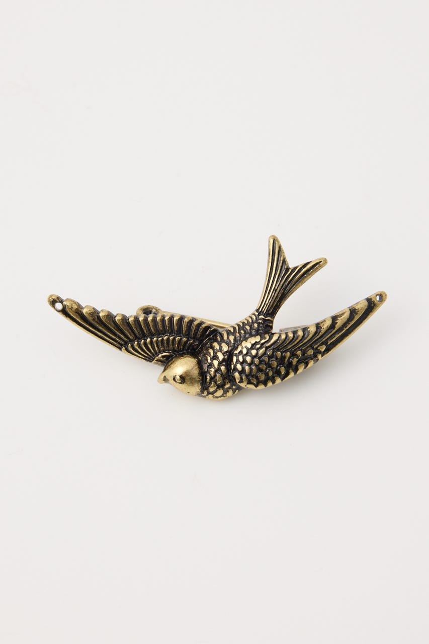 MOTIF BROOCH SET GLD FREE