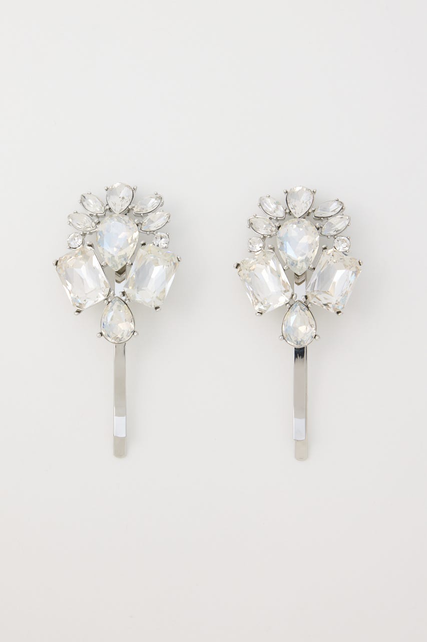 BIJOU HAIRPIN SET SLV FREE