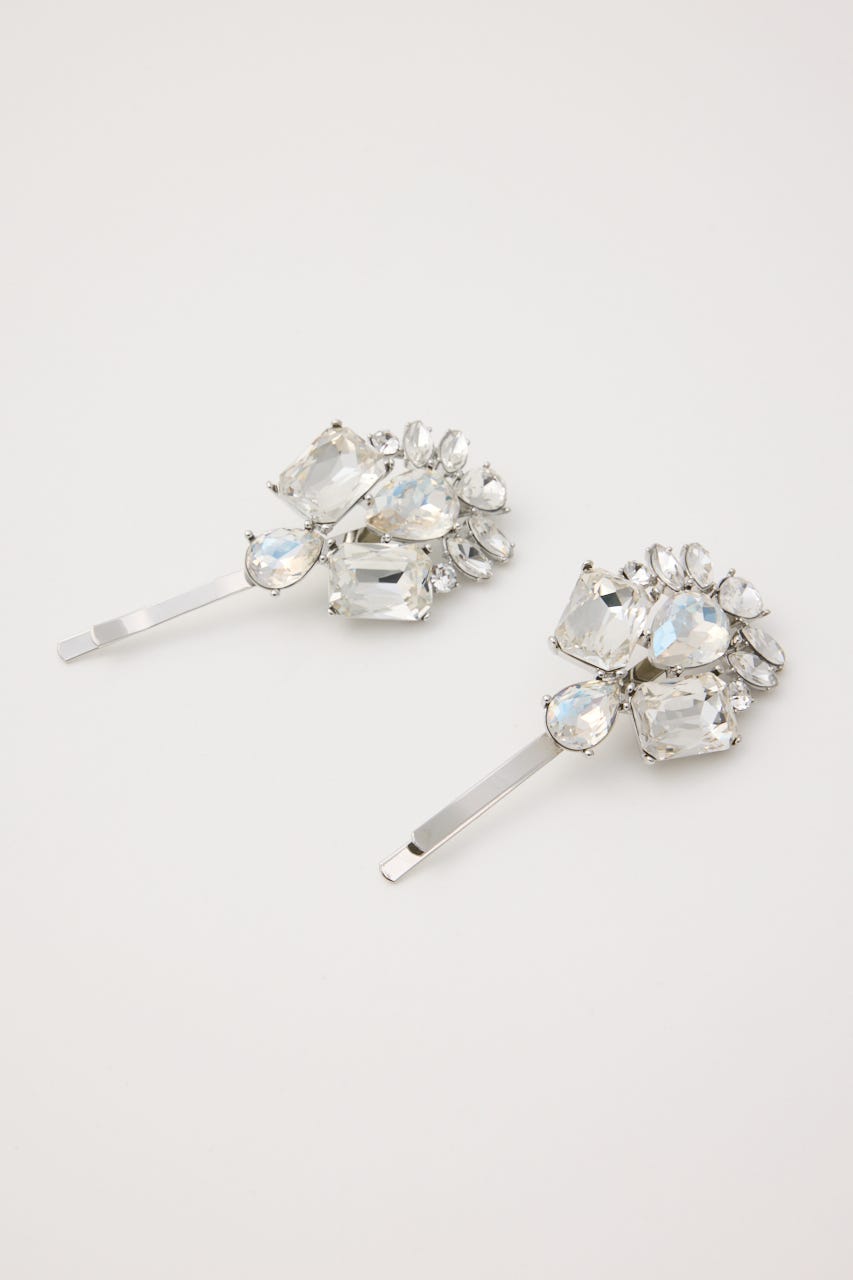 BIJOU HAIRPIN SET SLV FREE