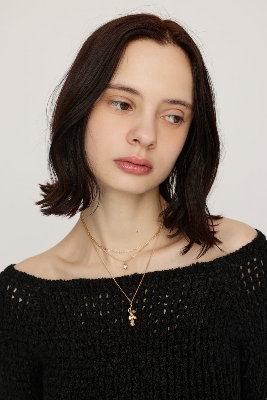 ROSE DROP ネックレス GLD FREE