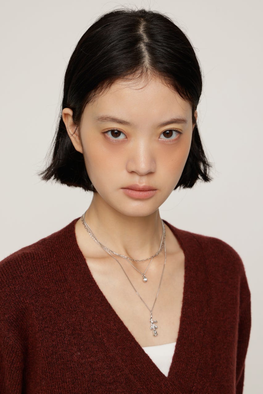 ROSE DROP ネックレス SLV FREE
