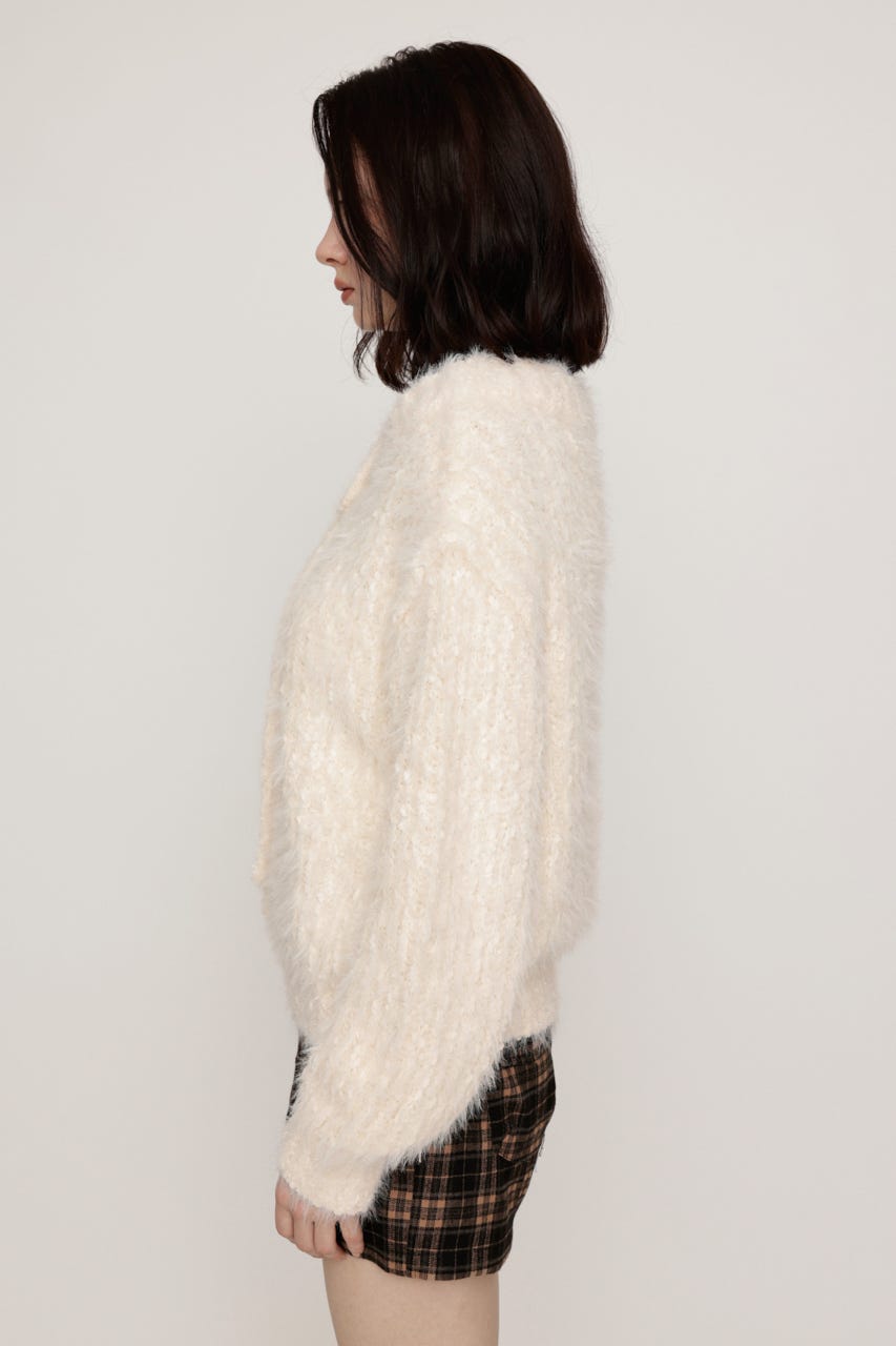 MANYWAY SHOULDER SHAGGY トップス IVOY FREE