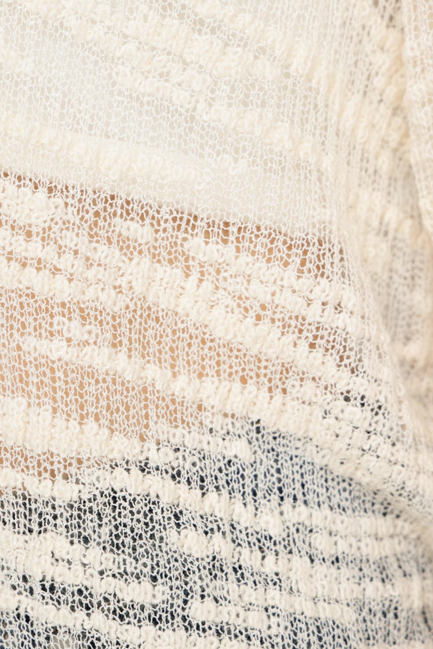LOOSELY SKIPPER KNIT トップス IVOY FREE