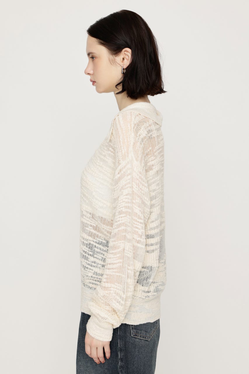 LOOSELY SKIPPER KNIT トップス IVOY FREE