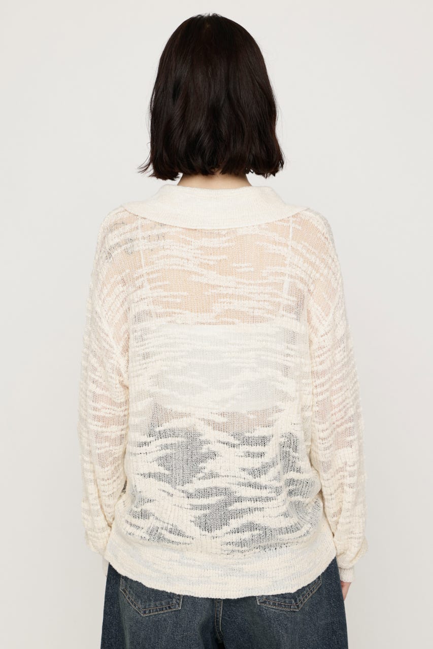LOOSELY SKIPPER KNIT トップス IVOY FREE