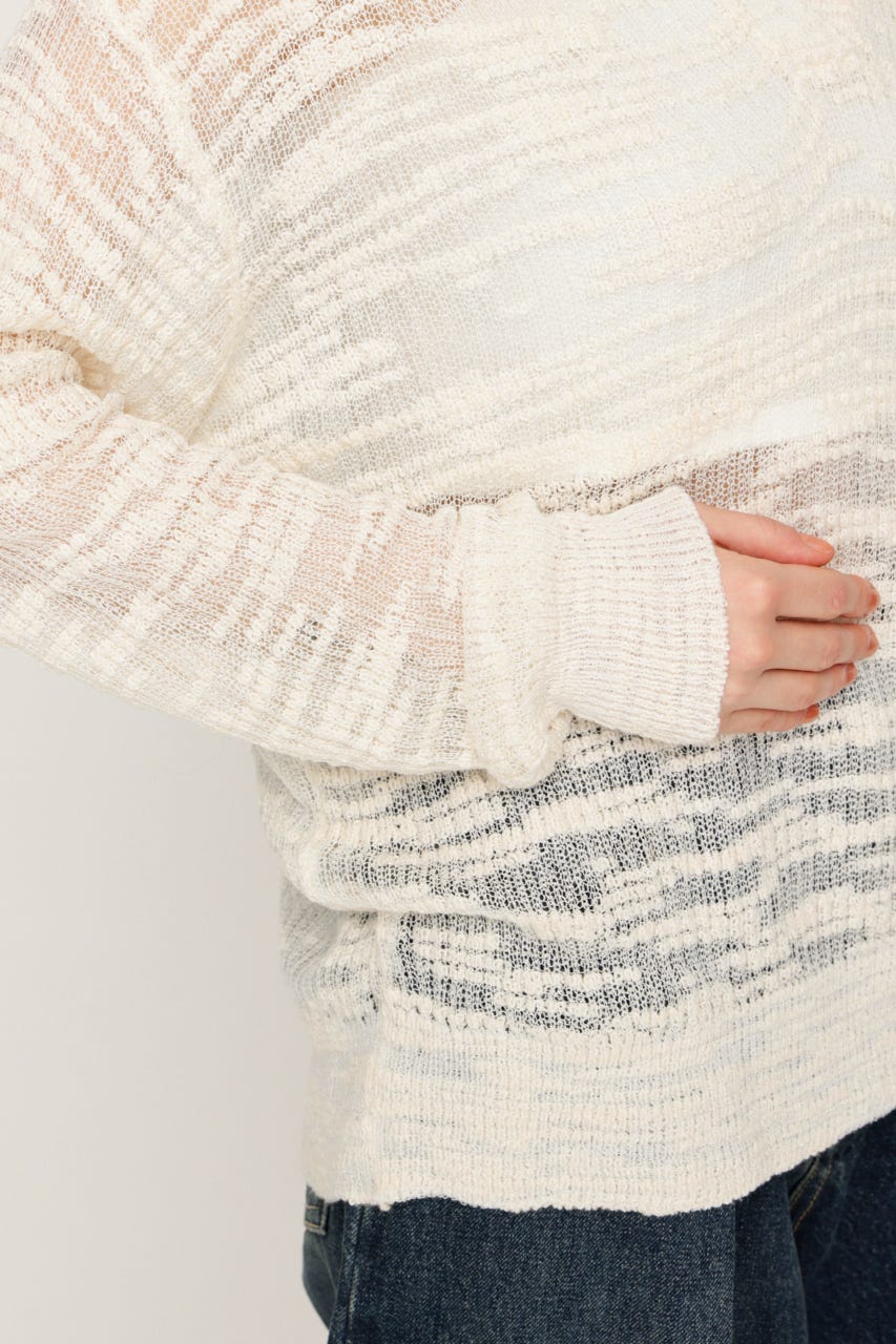 LOOSELY SKIPPER KNIT トップス IVOY FREE