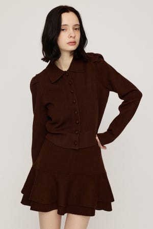 CLASSIC COVERED BUTTON ニット