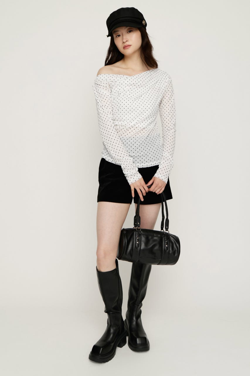 【AW PRE ORDER 第2弾】TUCK DRAPE CUT トップス M/WHT FREE