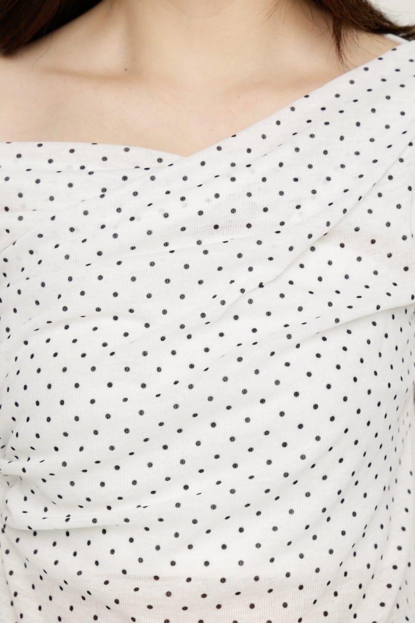 【AW PRE ORDER 第2弾】TUCK DRAPE CUT トップス M/WHT FREE