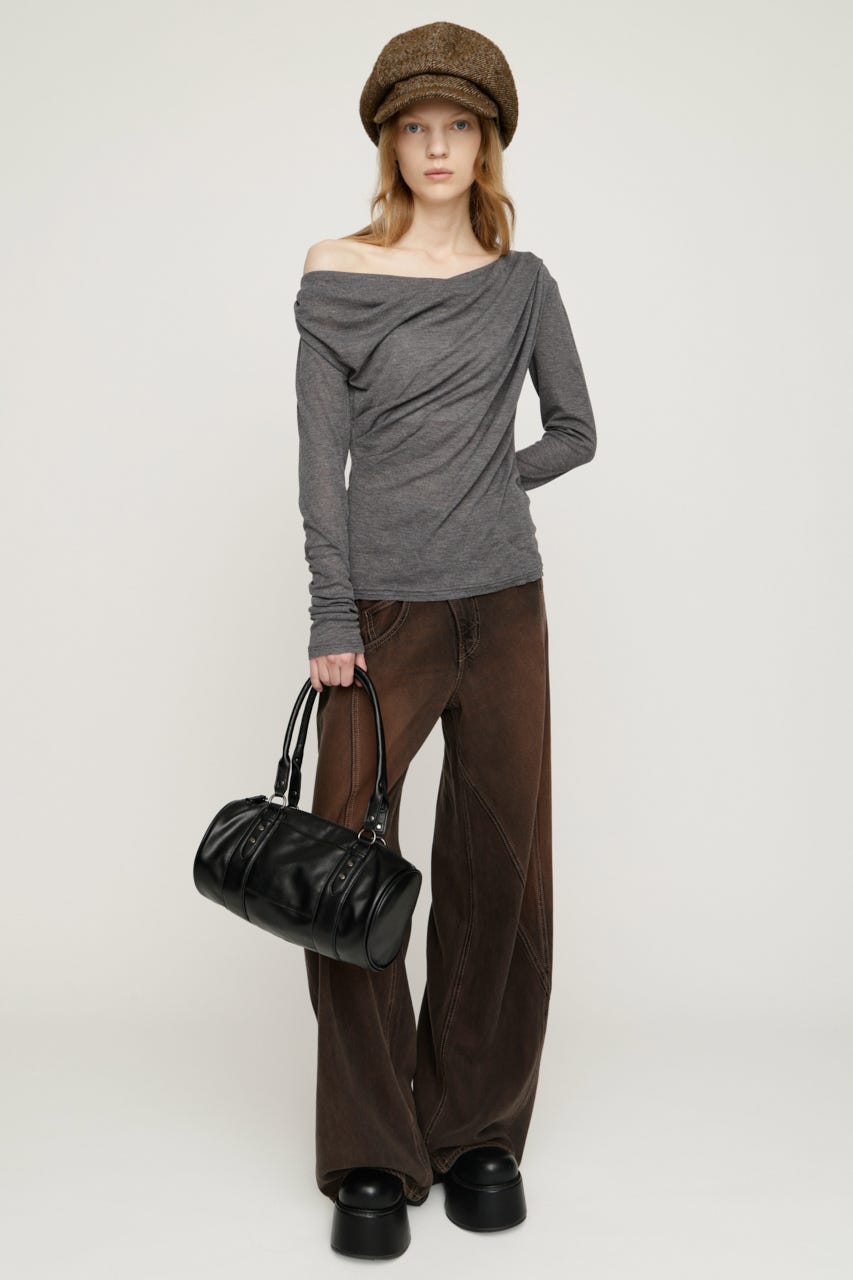 【AW PRE ORDER 第2弾】TUCK DRAPE CUT トップス T.GRY FREE