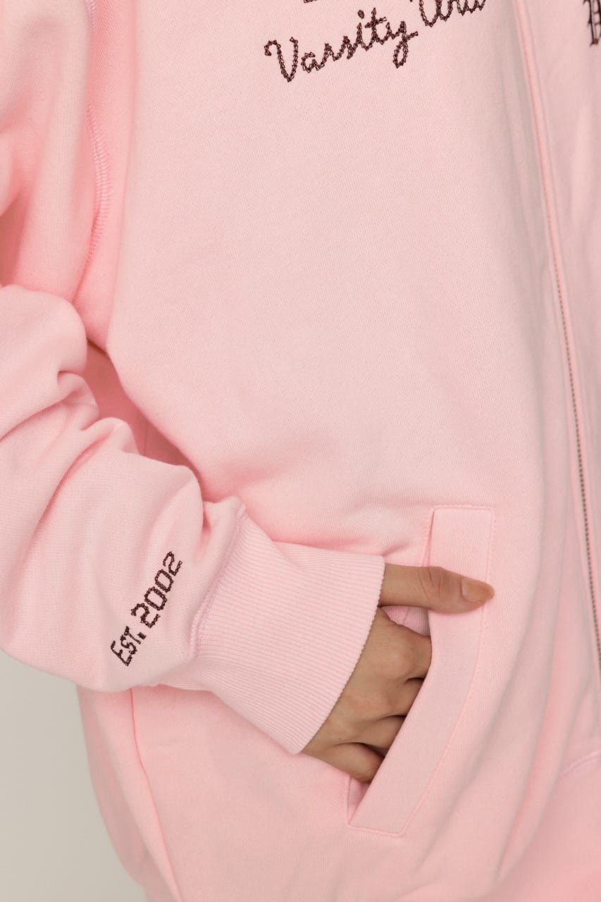PATCHED ZIP UP ジャケット L/PNK 1