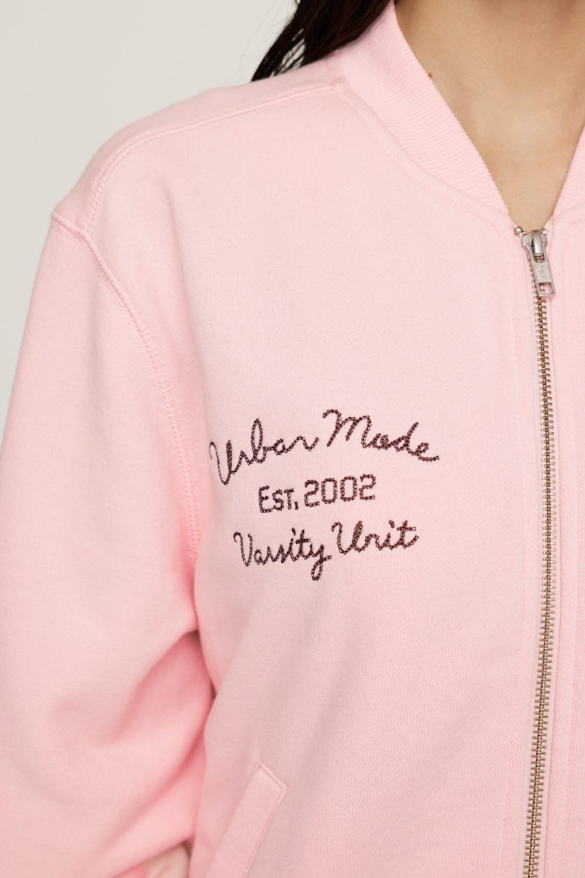PATCHED ZIP UP ジャケット L/PNK 1