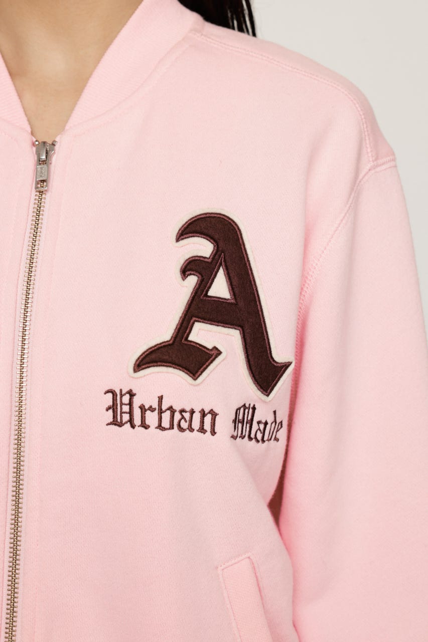 PATCHED ZIP UP ジャケット L/PNK 1