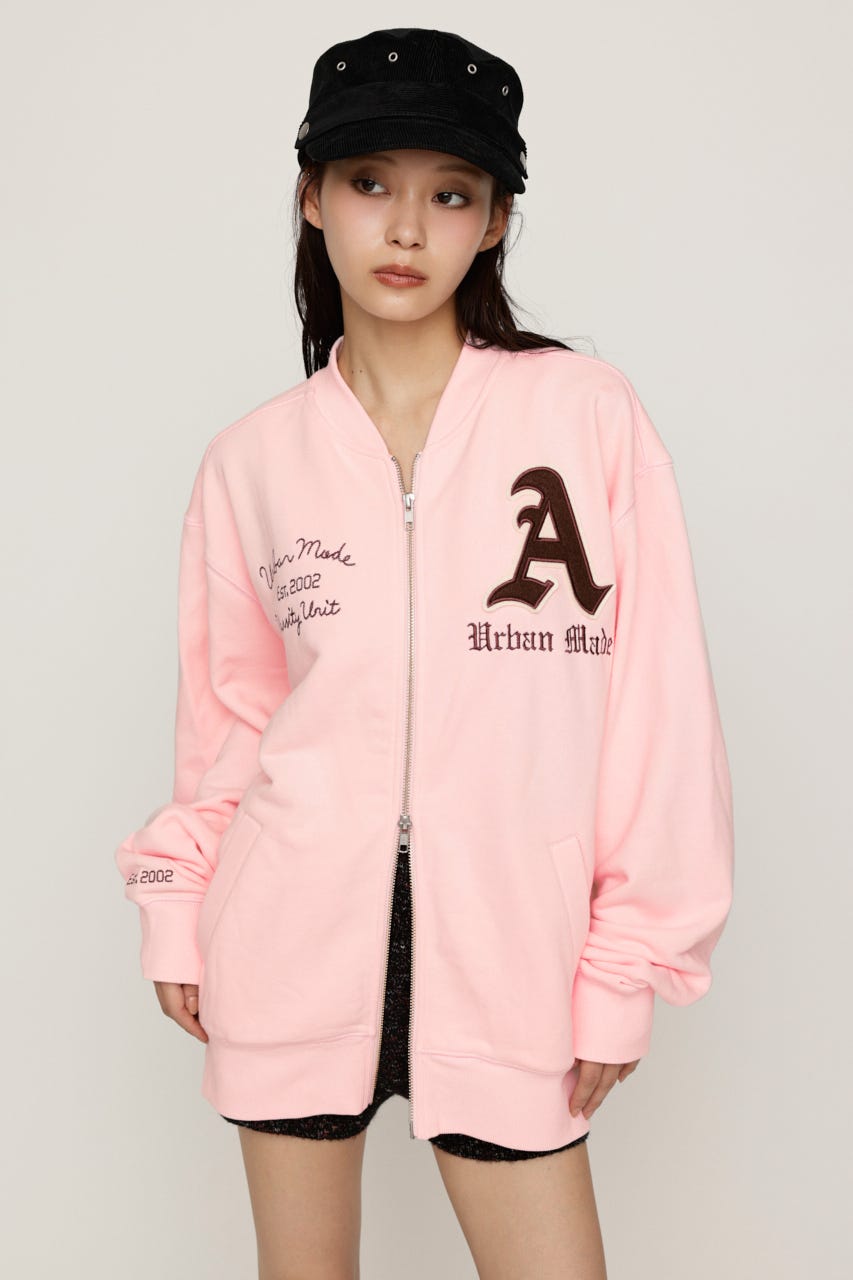 PATCHED ZIP UP ジャケット L/PNK 1