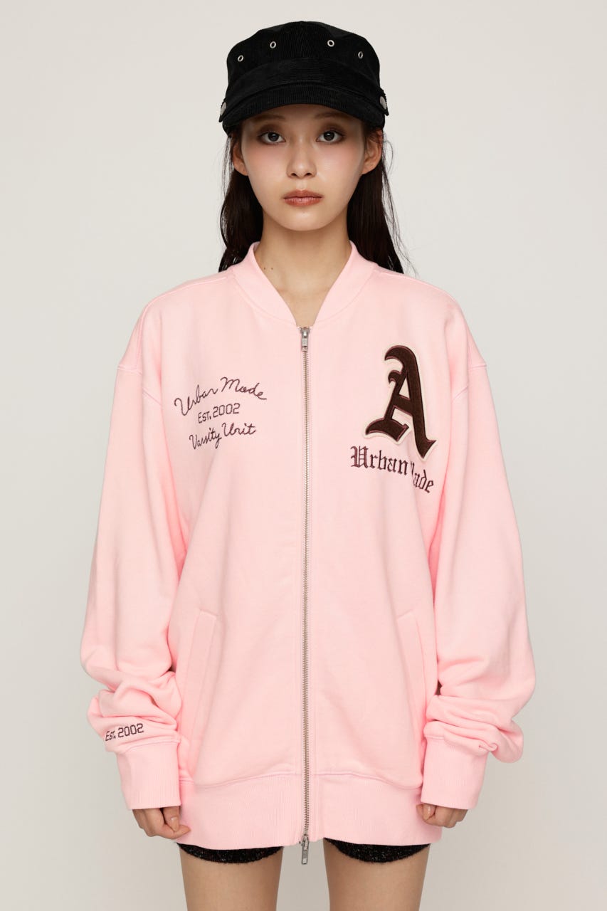 PATCHED ZIP UP ジャケット L/PNK 1