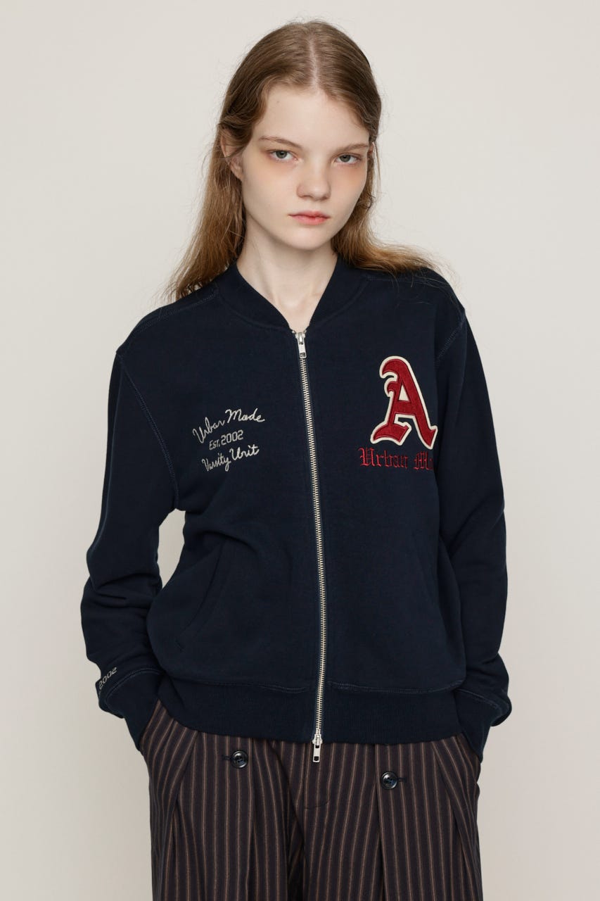 PATCHED ZIP UP ジャケット NVY 1