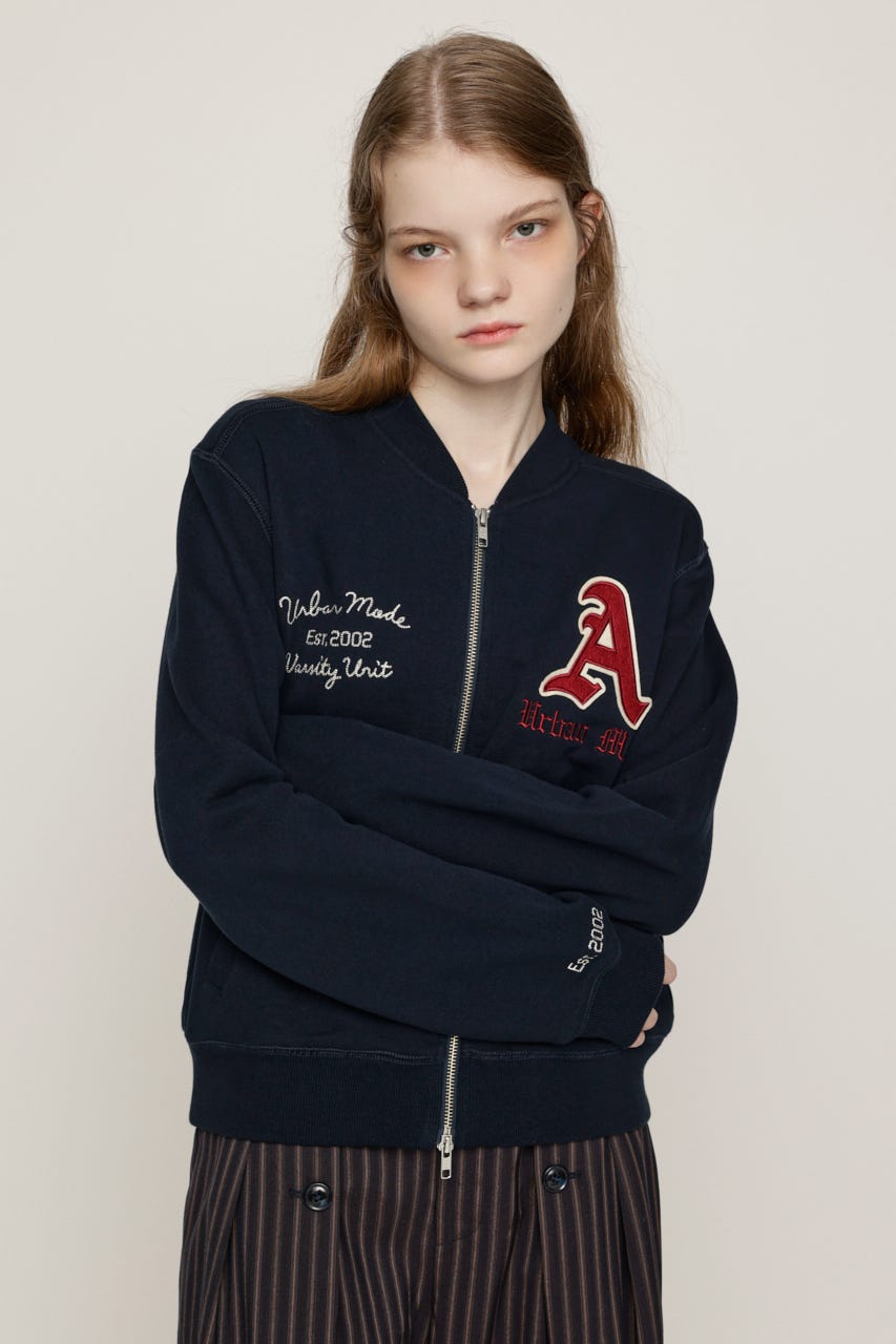PATCHED ZIP UP ジャケット NVY 1