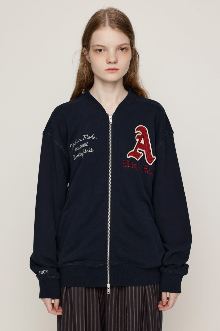 PATCHED ZIP UP ジャケット NVY 1