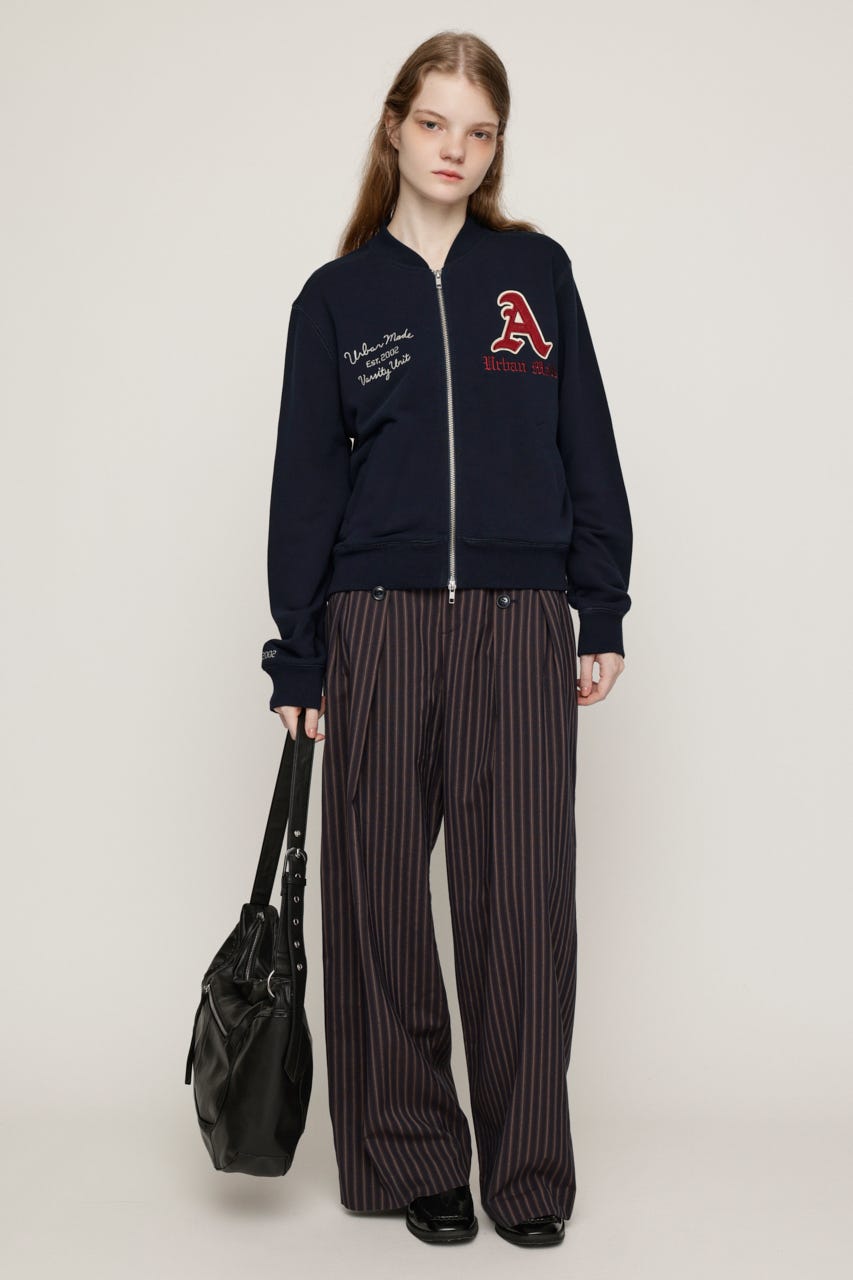 PATCHED ZIP UP ジャケット NVY 1