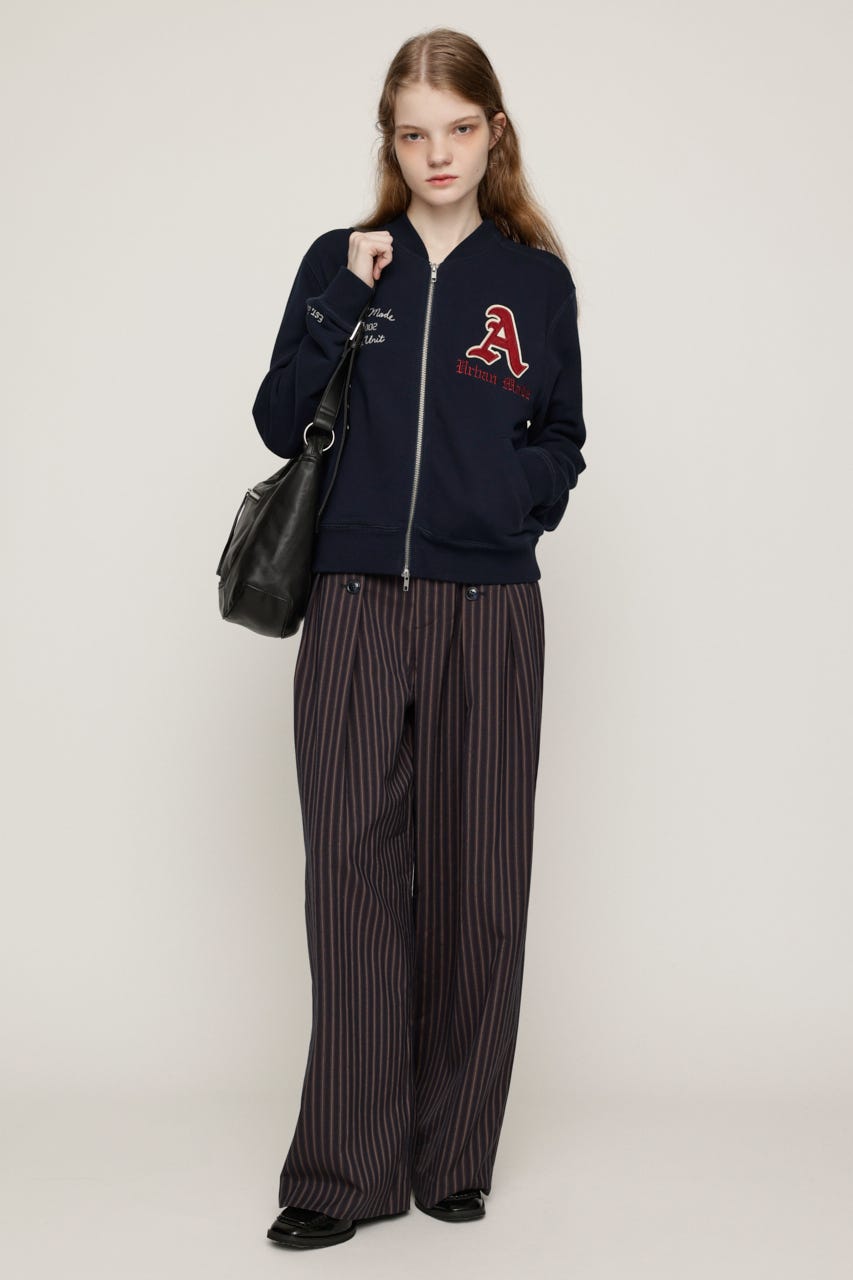 PATCHED ZIP UP ジャケット NVY 1