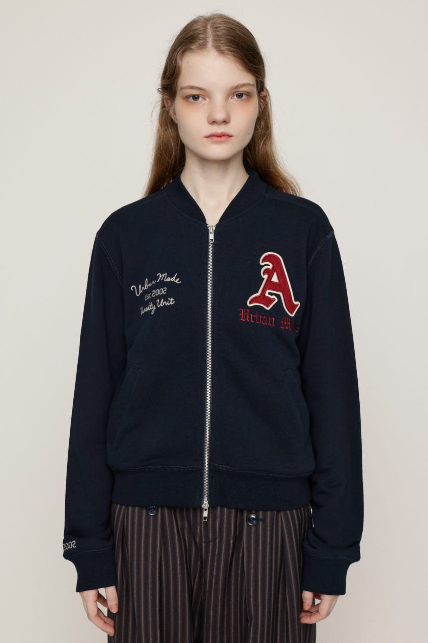 PATCHED ZIP UP ジャケット NVY 1