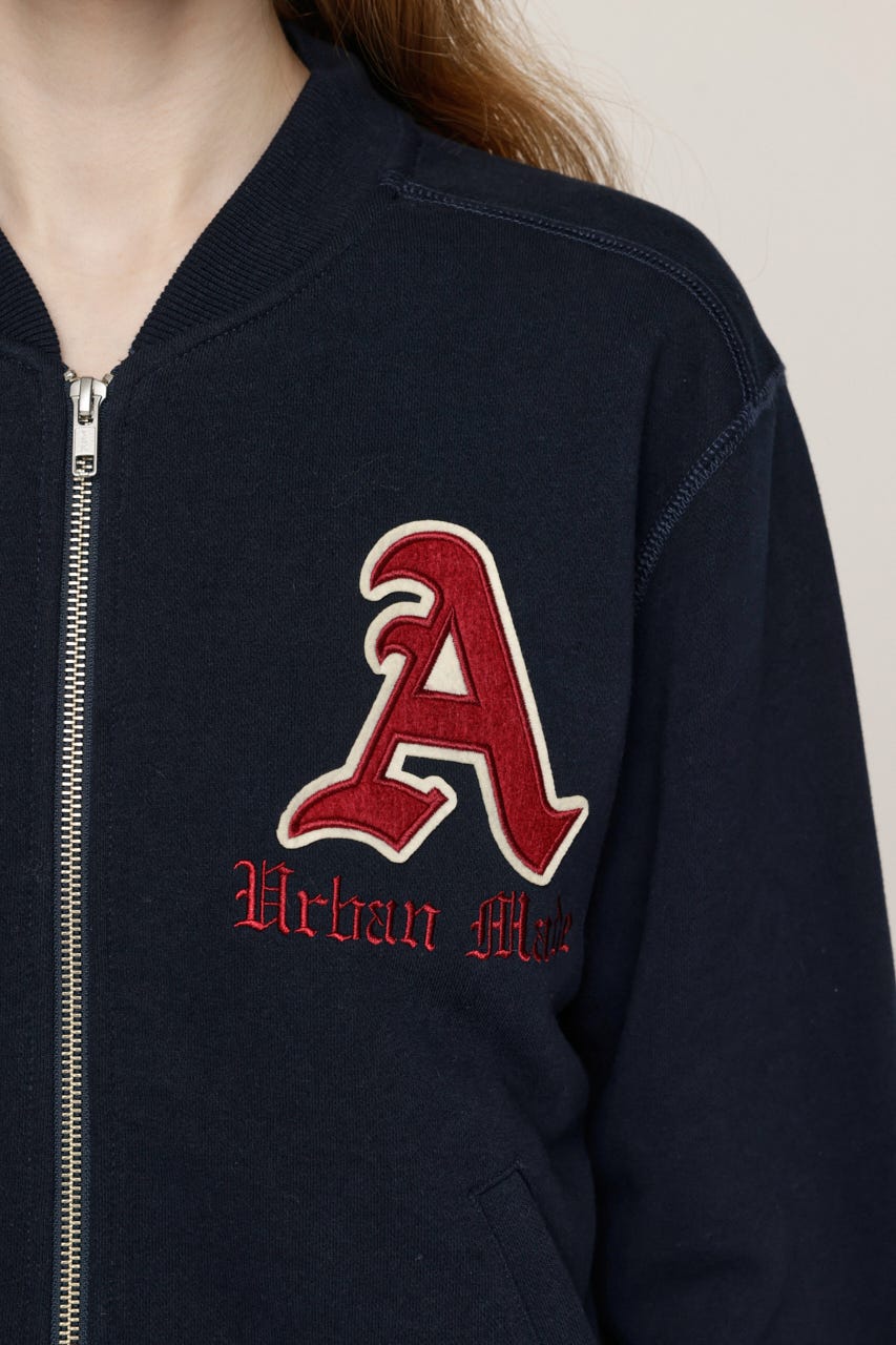 PATCHED ZIP UP ジャケット NVY 1