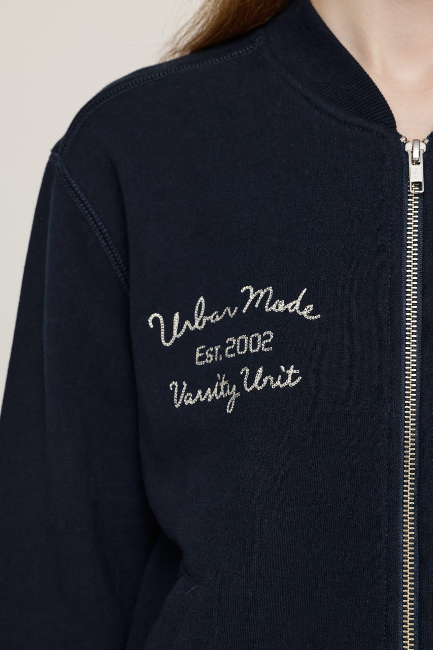 PATCHED ZIP UP ジャケット NVY 1