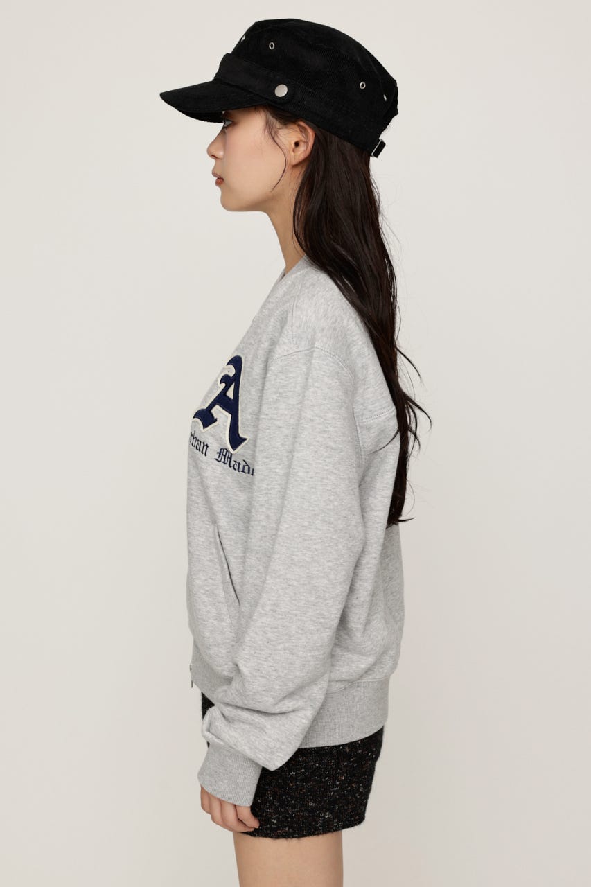 PATCHED ZIP UP ジャケット T.GRY 1