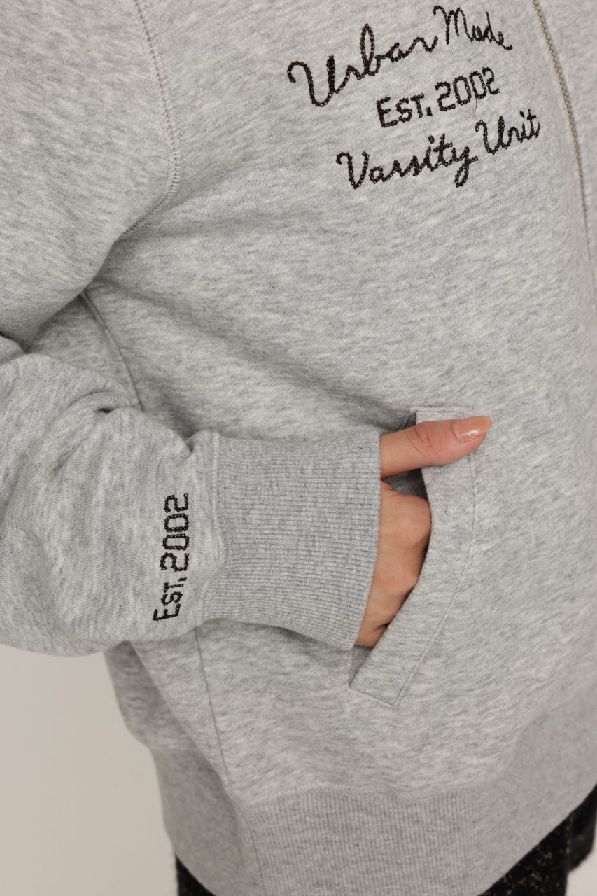 PATCHED ZIP UP ジャケット T.GRY 1
